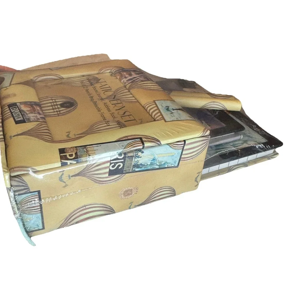 Chad Barrett/Art in‎ Motion stationary Gift Set. '. 'New Sealed' Hot Air Balloon